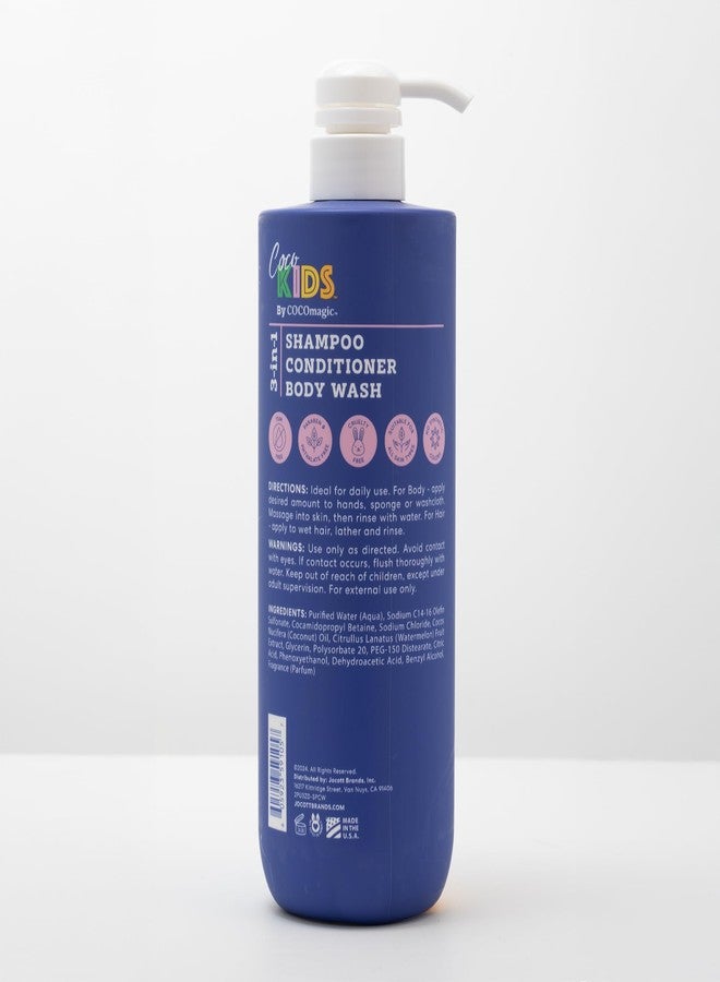 Cocomagic Watermelon 3-in-1 Shampoo, Conditioner & Body Wash – Gentle for Daily Use | Nourishing, and Refreshing for Hair & Skin, Paraben-Free, Dyes-Free, Tear-Free | Made in USA, 24 Fl Oz - Image 2